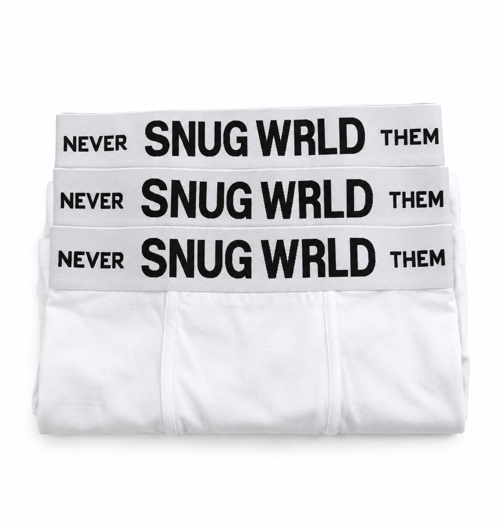 SNUG WRLD 3 IN 1 LOGO PRINT BOXER BRIEF