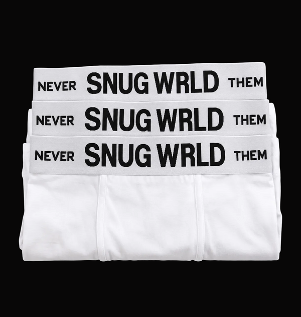 SNUG WRLD 3 IN 1 LOGO PRINT BOXER BRIEF