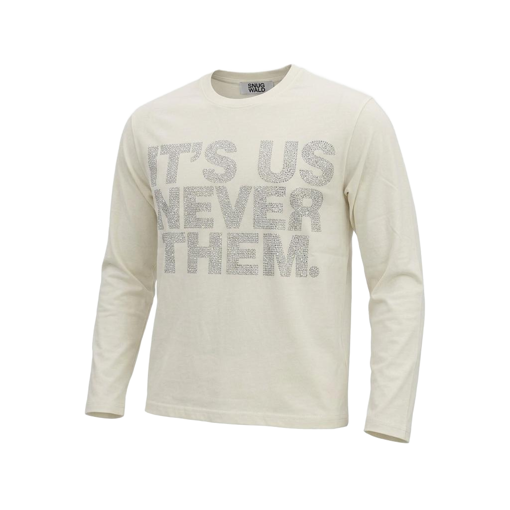 IT’S US Longsleeve Rhinestone Black